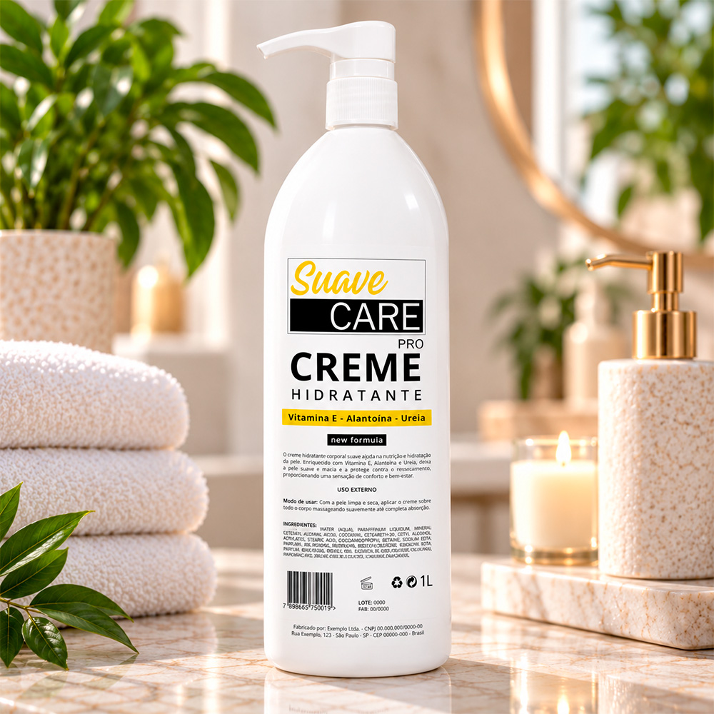 Creme Hidratante Vitamina E + Alantoína + Ureia